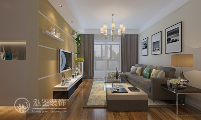 保利梧桐雨95㎡ 現(xiàn)代簡(jiǎn)約風(fēng)格裝修設(shè)計(jì)